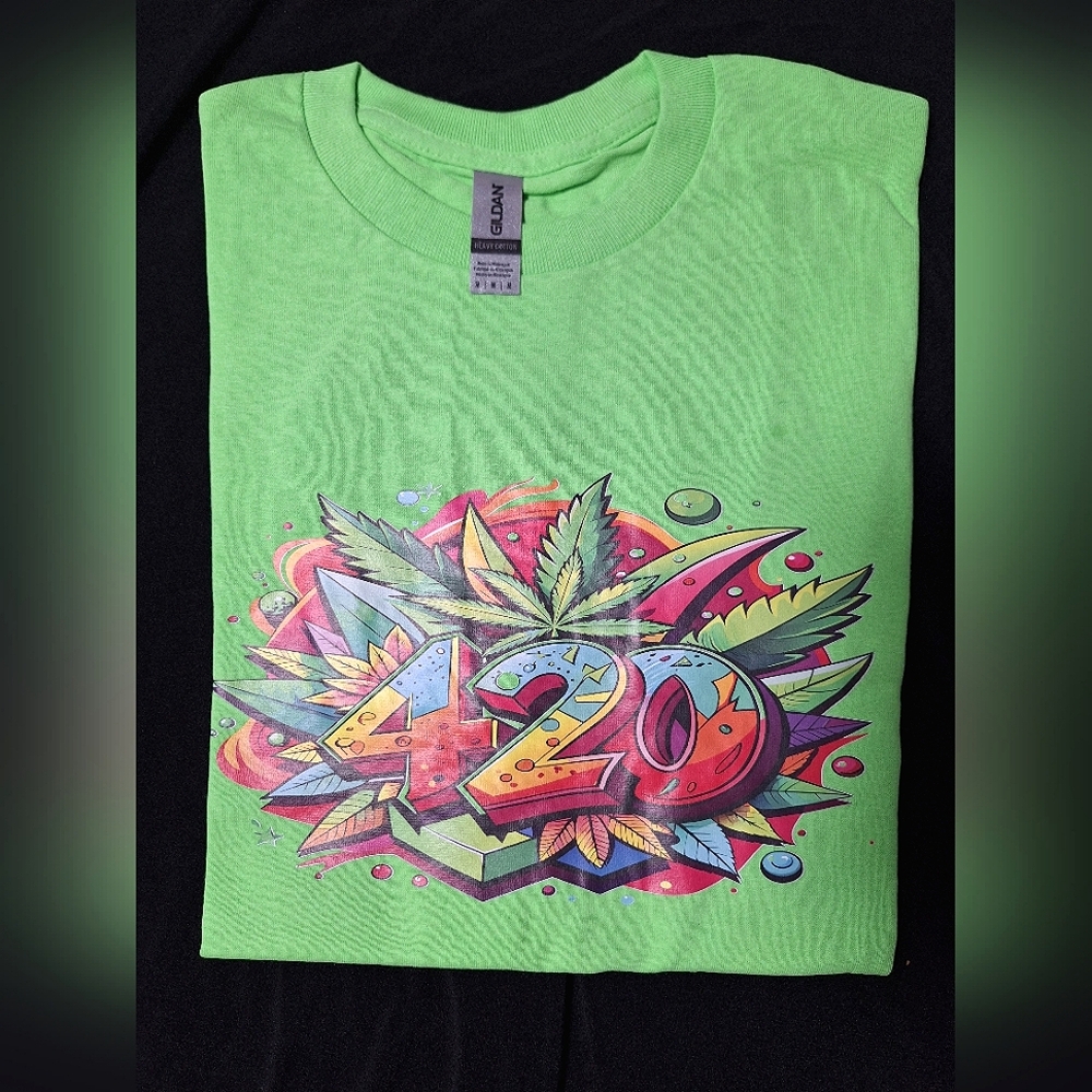 Tee Shirt lime green